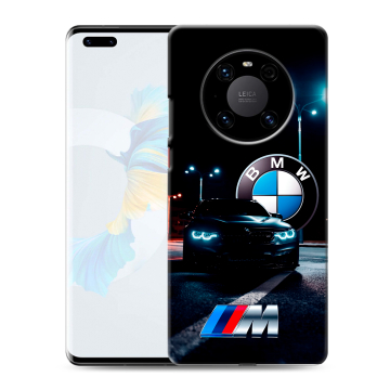 Силиконовый чехол на Huawei Mate 40 Pro с принтом БМВ BMW