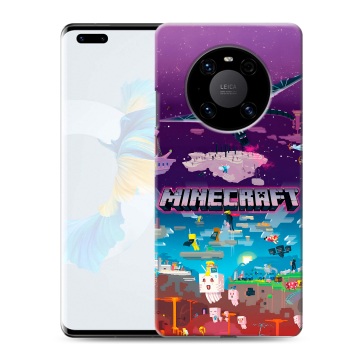 Силиконовый чехол на Huawei Mate 40 Pro с принтом Майнкрафт Minecraft Силиконовый чехол на Huawei Mate 40 Pro с принтом Майнкрафт Minecraft