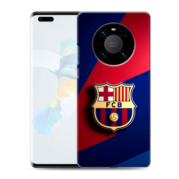Силиконовый чехол на Huawei Mate 40 Pro с принтом Барселона Barcelona