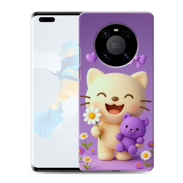 Силиконовый чехол на Huawei Mate 40 Pro с принтом для девочек Силиконовый чехол на Huawei Mate 40 Pro с принтом для девочек