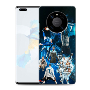 Силиконовый чехол на Huawei Mate 40 Pro с принтом Реал Роналдо