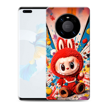 Силиконовый чехол на Huawei Mate 40 Pro с принтом Labubu Лабубу