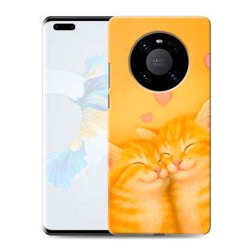 Силиконовый чехол на Huawei Mate 40 Pro с принтом Милые котята Силиконовый чехол на Huawei Mate 40 Pro с принтом Милые котята