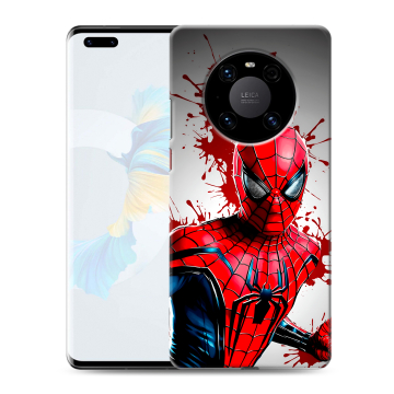 Силиконовый чехол на Huawei Mate 40 Pro с принтом Spiderman Человек паук Силиконовый чехол на Huawei Mate 40 Pro с принтом Spiderman Человек паук