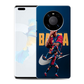 Силиконовый чехол на Huawei Mate 40 Pro с принтом Барселона Barca Yamal 