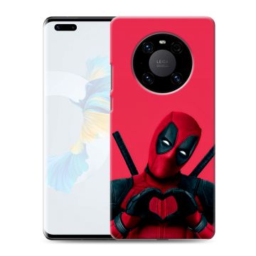 Силиконовый чехол на Huawei Mate 40 Pro с принтом Дедпул Deadpool