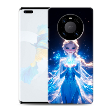 Силиконовый чехол на Huawei Mate 40 Pro с принтом Холодное сердце Frozen