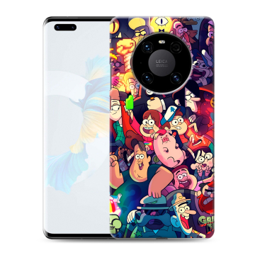 Силиконовый чехол на Huawei Mate 40 Pro с принтом Gravity Falls Гравити Фолз Силиконовый чехол на Huawei Mate 40 Pro с принтом Gravity Falls Гравити Фолз