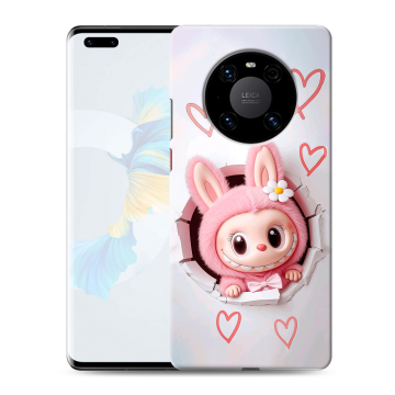 Силиконовый чехол на Huawei Mate 40 Pro с принтом Labubu Лабубу Силиконовый чехол на Huawei Mate 40 Pro с принтом Labubu Лабубу