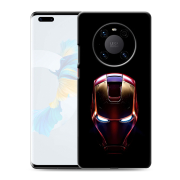 Силиконовый чехол на Huawei Mate 40 Pro с принтом IronMan Железный человек