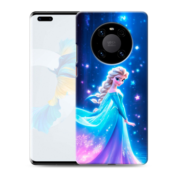 Силиконовый чехол на Huawei Mate 40 Pro с принтом Холодное сердце Frozen