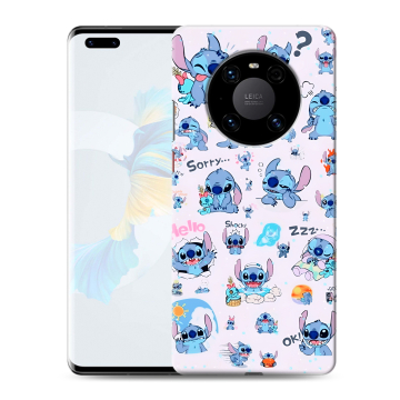 Силиконовый чехол на Huawei Mate 40 Pro с принтом Лило и Стич Силиконовый чехол на Huawei Mate 40 Pro с принтом Лило и Стич