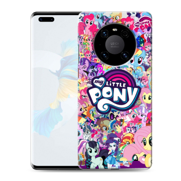 Силиконовый чехол на Huawei Mate 40 Pro с принтом My little pony Дружба чудо