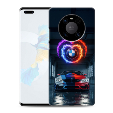 Силиконовый чехол на Huawei Mate 40 Pro с принтом BMW БМВ Силиконовый чехол на Huawei Mate 40 Pro с принтом BMW БМВ