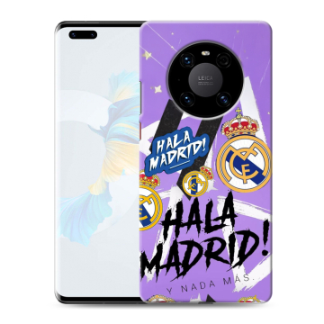 Силиконовый чехол на Huawei Mate 40 Pro с принтом Real Madrid Реал Мадрид