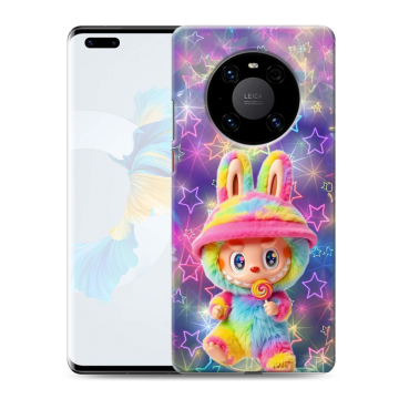 Силиконовый чехол на Huawei Mate 40 Pro с принтом Labubu Лабубу