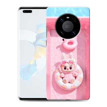 Силиконовый чехол на Huawei Mate 40 Pro с принтом Labubu Лабубу