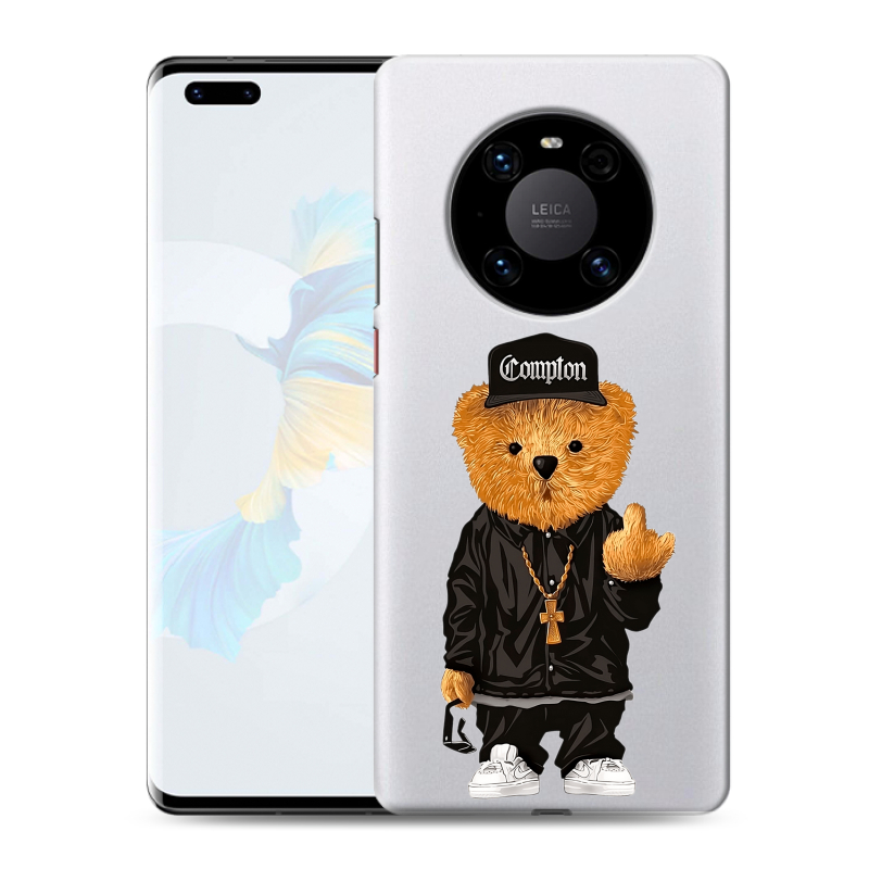 Пластиковый чехол на Huawei Mate 40 Pro с принтом Плюшевый медведь Пластиковый чехол на Huawei Mate 40 Pro с принтом Плюшевый медведь