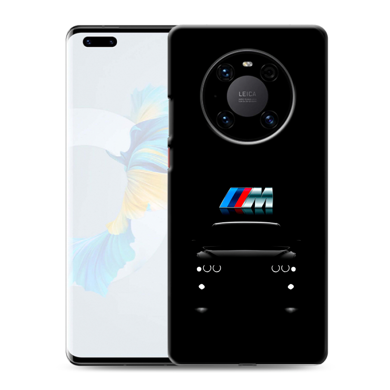 Силиконовый противоударный чехол на Huawei Mate 40 Pro с принтом БМВ BMW Силиконовый противоударный чехол на Huawei Mate 40 Pro с принтом БМВ BMW
