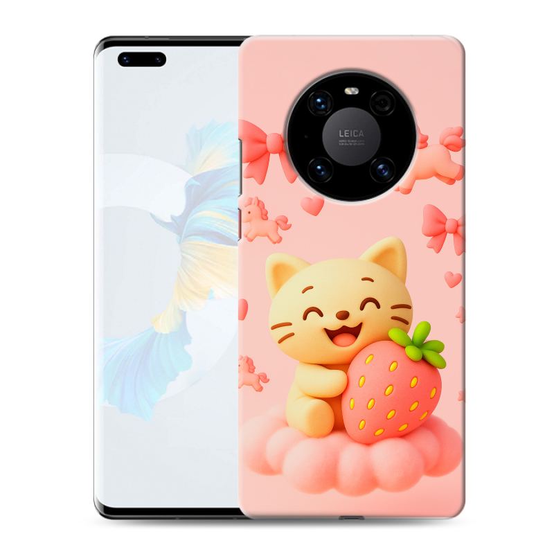 Силиконовый противоударный чехол на Huawei Mate 40 Pro с принтом для девочек Силиконовый противоударный чехол на Huawei Mate 40 Pro с принтом для девочек