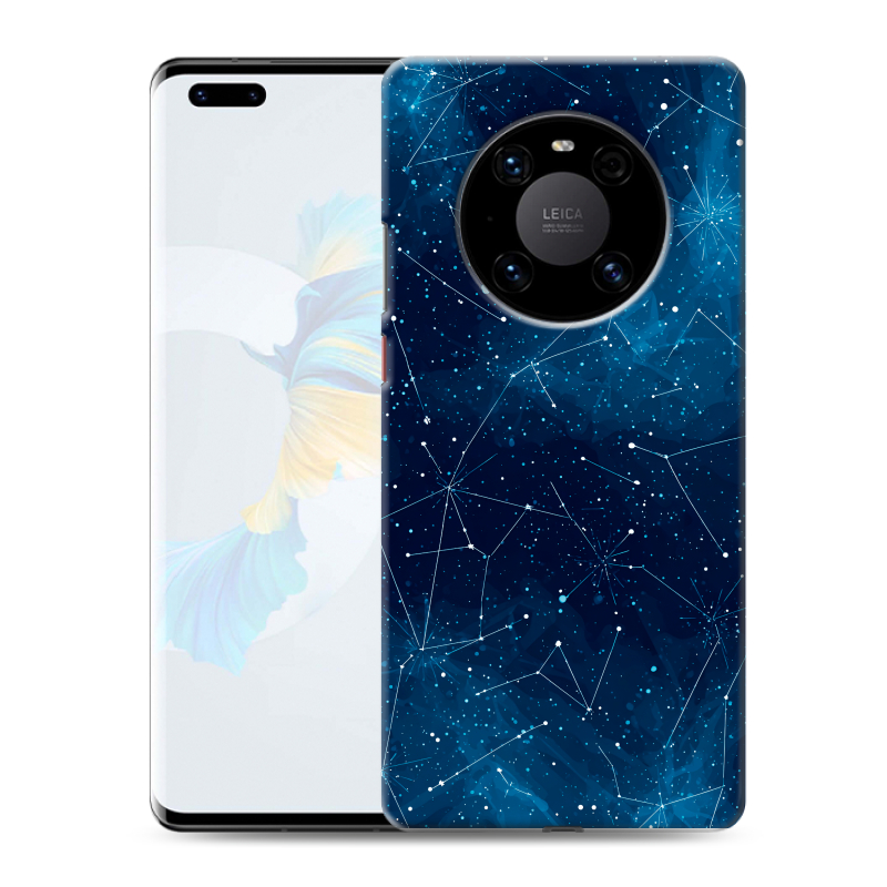 Пластиковый чехол на Huawei Mate 40 Pro с принтом Космос звезды Пластиковый чехол на Huawei Mate 40 Pro с принтом Космос звезды