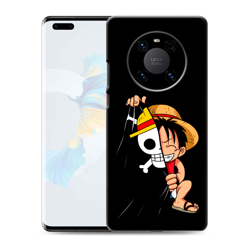 Силиконовый противоударный чехол на Huawei Mate 40 Pro с принтом One Piece Ван Пис Силиконовый противоударный чехол на Huawei Mate 40 Pro с принтом One Piece Ван Пис