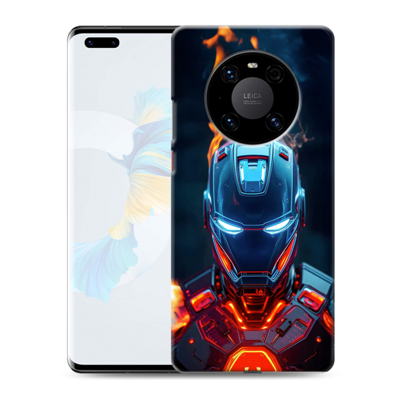 Силиконовый чехол на Huawei Mate 40 Pro с принтом IronMan Железный человек Силиконовый чехол на Huawei Mate 40 Pro с принтом IronMan Железный человек