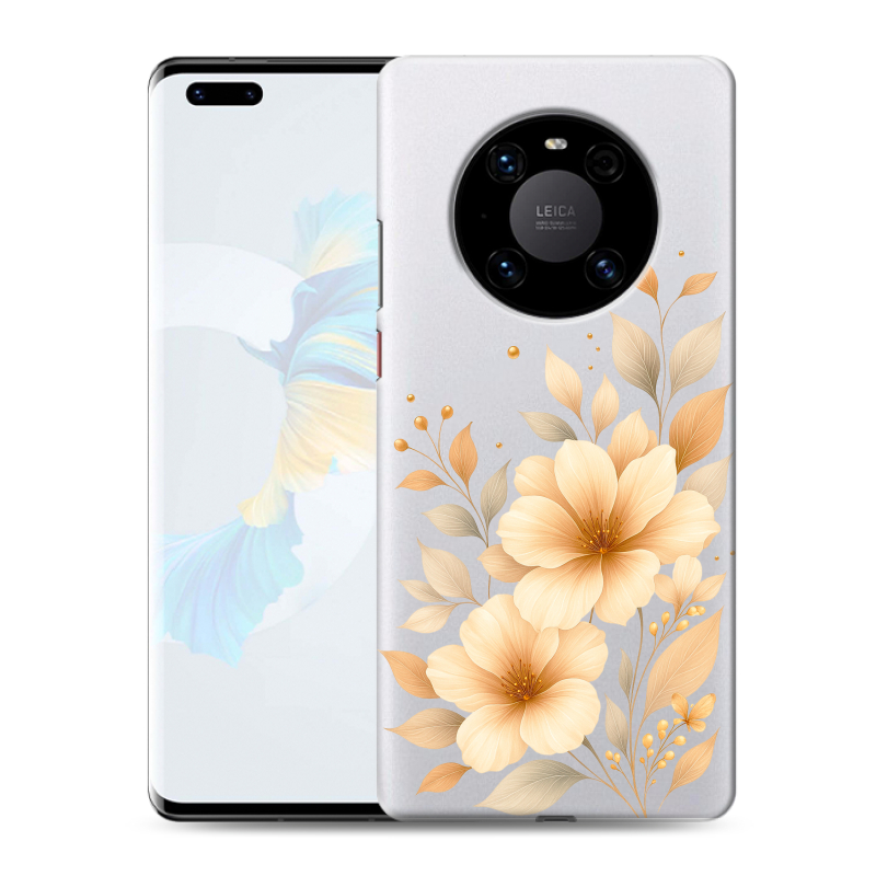 Силиконовый противоударный чехол на Huawei Mate 40 Pro с принтом для девушки Силиконовый противоударный чехол на Huawei Mate 40 Pro с принтом для девушки