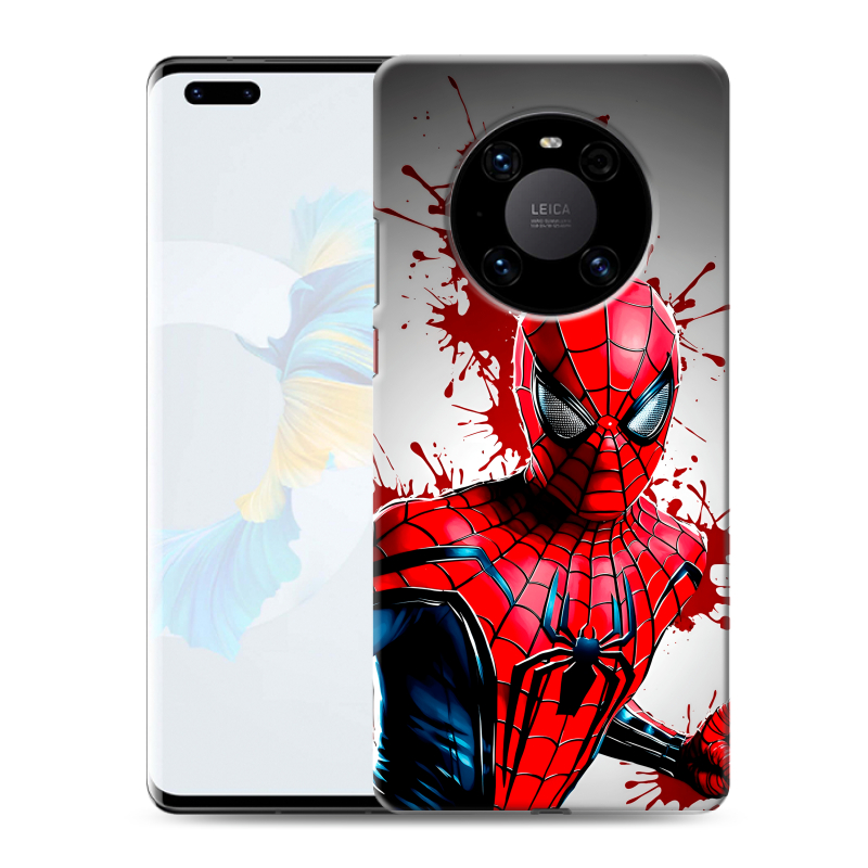 Пластиковый чехол на Huawei Mate 40 Pro с принтом Spiderman Человек паук Пластиковый чехол на Huawei Mate 40 Pro с принтом Spiderman Человек паук