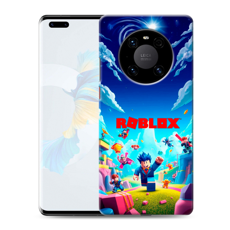 Силиконовый чехол на Huawei Mate 40 Pro с принтом Roblox Роблокс Силиконовый чехол на Huawei Mate 40 Pro с принтом Roblox Роблокс