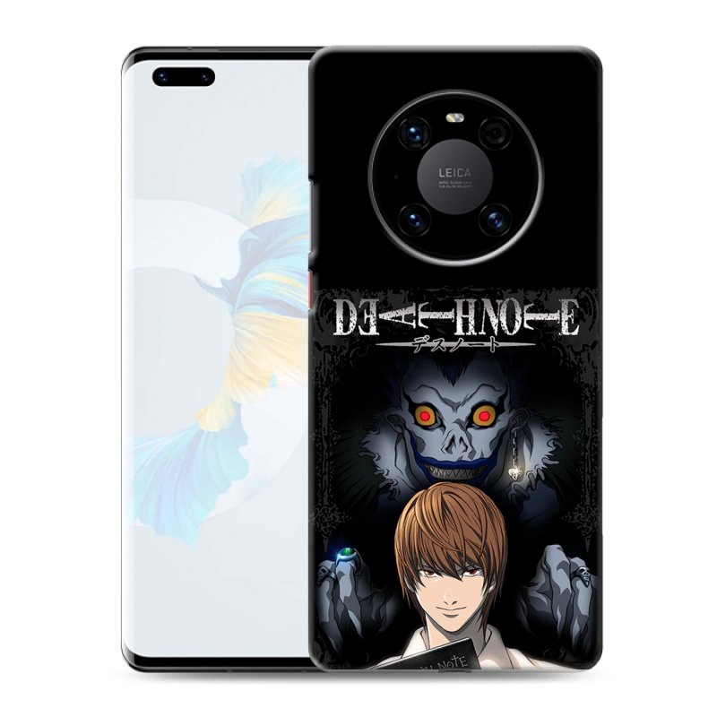 Силиконовый чехол на Huawei Mate 40 Pro с принтом Death note Тетрадь смерти Силиконовый чехол на Huawei Mate 40 Pro с принтом Death note Тетрадь смерти