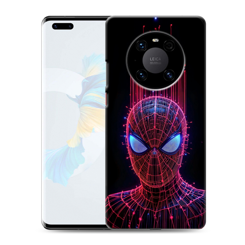 Силиконовый противоударный чехол на Huawei Mate 40 Pro с принтом Spiderman Человек паук Силиконовый противоударный чехол на Huawei Mate 40 Pro с принтом Spiderman Человек паук