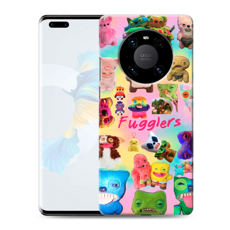 Силиконовый чехол на Huawei Mate 40 Pro с принтом Флагер Fuggler Силиконовый чехол на Huawei Mate 40 Pro с принтом Флагер Fuggler