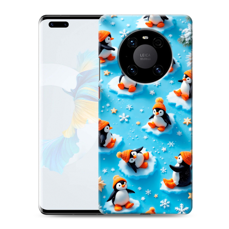 Силиконовый чехол на Huawei Mate 40 Pro с принтом Новый год Силиконовый чехол на Huawei Mate 40 Pro с принтом Новый год
