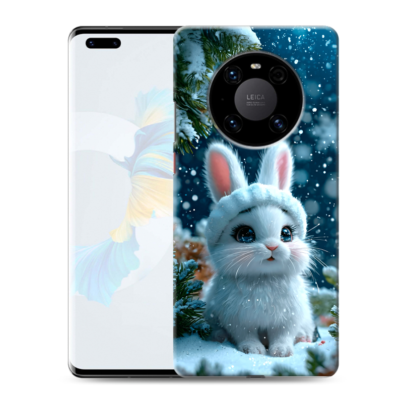 Пластиковый чехол на Huawei Mate 40 Pro с принтом Новый год Пластиковый чехол на Huawei Mate 40 Pro с принтом Новый год