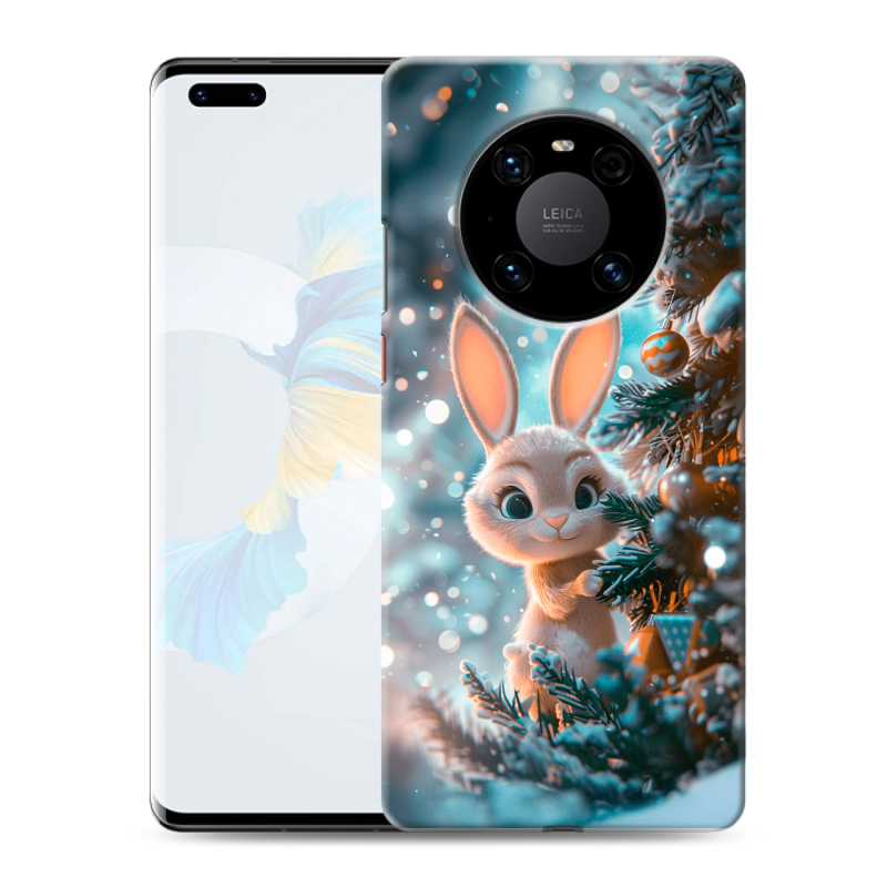 Силиконовый чехол на Huawei Mate 40 Pro с принтом Новый год Силиконовый чехол на Huawei Mate 40 Pro с принтом Новый год