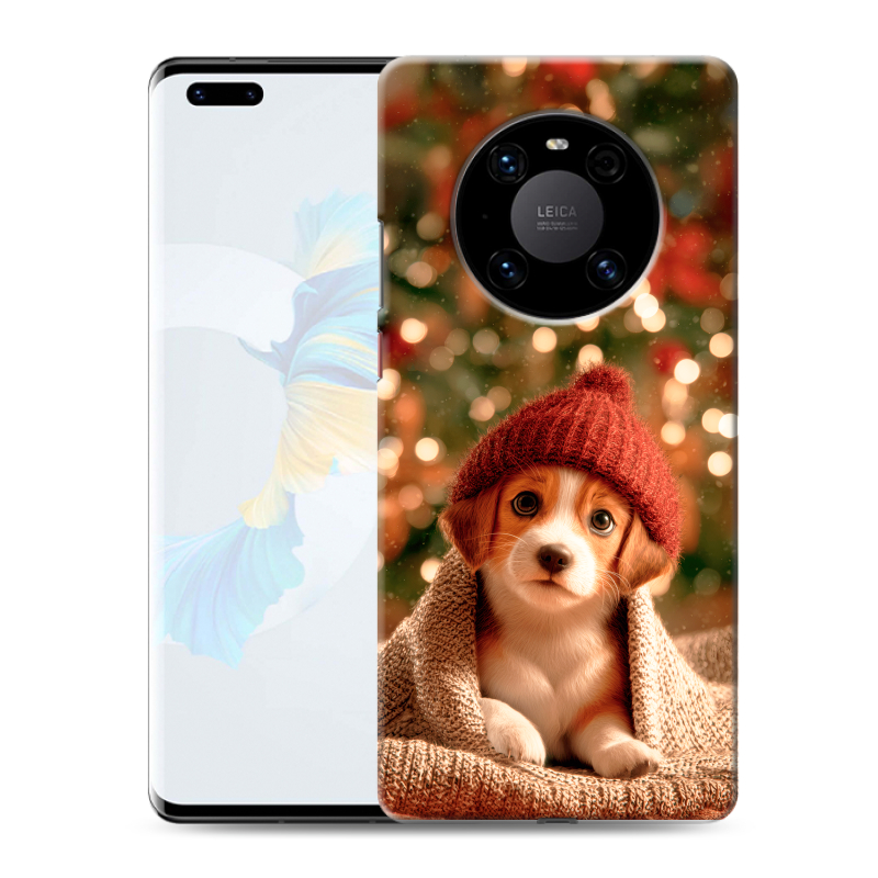 Пластиковый чехол на Huawei Mate 40 Pro с принтом Новый год Пластиковый чехол на Huawei Mate 40 Pro с принтом Новый год