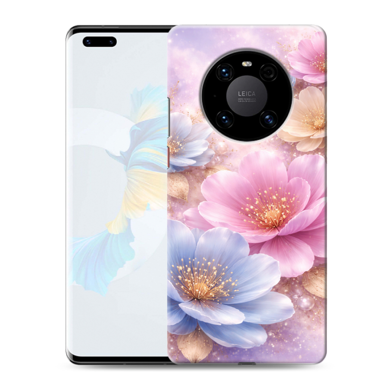 Пластиковый чехол на Huawei Mate 40 Pro с принтом женский Пластиковый чехол на Huawei Mate 40 Pro с принтом женский