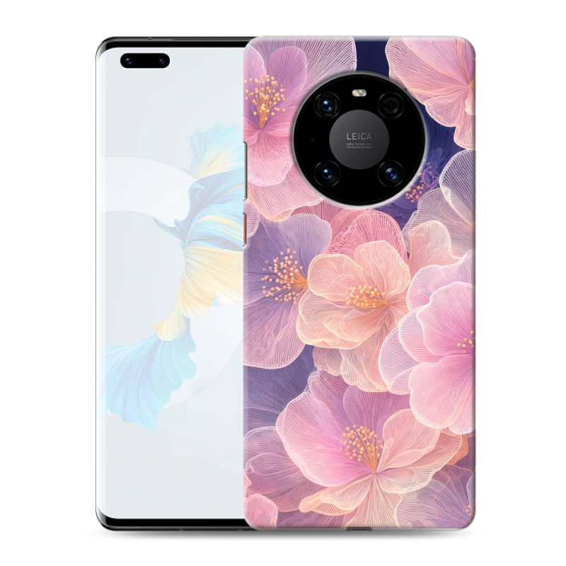 Пластиковый чехол на Huawei Mate 40 Pro с принтом женский Пластиковый чехол на Huawei Mate 40 Pro с принтом женский