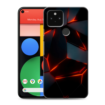 Силиконовый чехол на Google Pixel 5 с принтом Яркие абстракции Силиконовый чехол на Google Pixel 5 с принтом Яркие абстракции