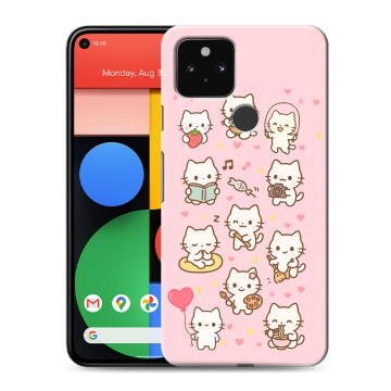 Силиконовый чехол на Google Pixel 5 с принтом Hello Kitty Хелоу Кити