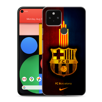 Силиконовый чехол на Google Pixel 5 с принтом Барселона Barcelona Силиконовый чехол на Google Pixel 5 с принтом Барселона Barcelona