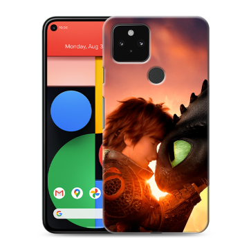 Силиконовый чехол на Google Pixel 5 с принтом Как приручить дракона Силиконовый чехол на Google Pixel 5 с принтом Как приручить дракона