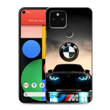 Силиконовый чехол на Google Pixel 5 с принтом БМВ BMW Силиконовый чехол на Google Pixel 5 с принтом БМВ BMW