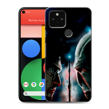 Силиконовый чехол на Google Pixel 5 с принтом Гарри Поттер Harry Potter