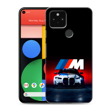 Силиконовый чехол на Google Pixel 5 с принтом БМВ BMW Силиконовый чехол на Google Pixel 5 с принтом БМВ BMW