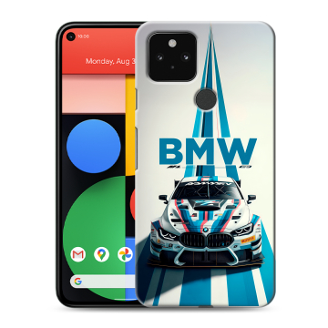 Силиконовый чехол на Google Pixel 5 с принтом БМВ BMW