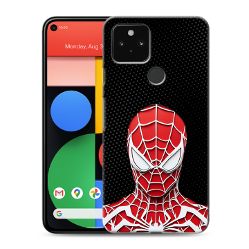 Силиконовый чехол на Google Pixel 5 с принтом человек паук spiderman Силиконовый чехол на Google Pixel 5 с принтом человек паук spiderman