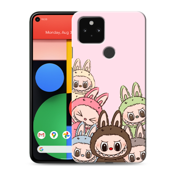 Силиконовый чехол на Google Pixel 5 с принтом Лабубу