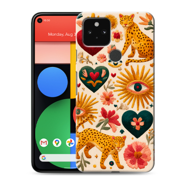 Силиконовый чехол на Google Pixel 5 с принтом Модный принт